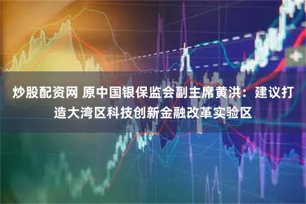 炒股配资网 原中国银保监会副主席黄洪：建议打造大湾区科技创新金融改革实验区